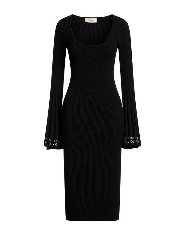 ブルマリン レディース トップス 衣装 熱電子管お召しもの BLUMARINE Black 黒いこと