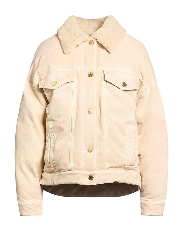 クリスジョイ レディース アウター 上衣・上衣 ジーンズ上衣 KHRISJOY Beige ベージュ