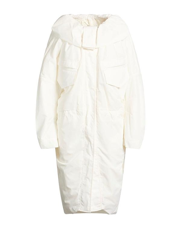 クリスジョイ レディース アウター 厚地の外套 KHRISJOY White 白いこと