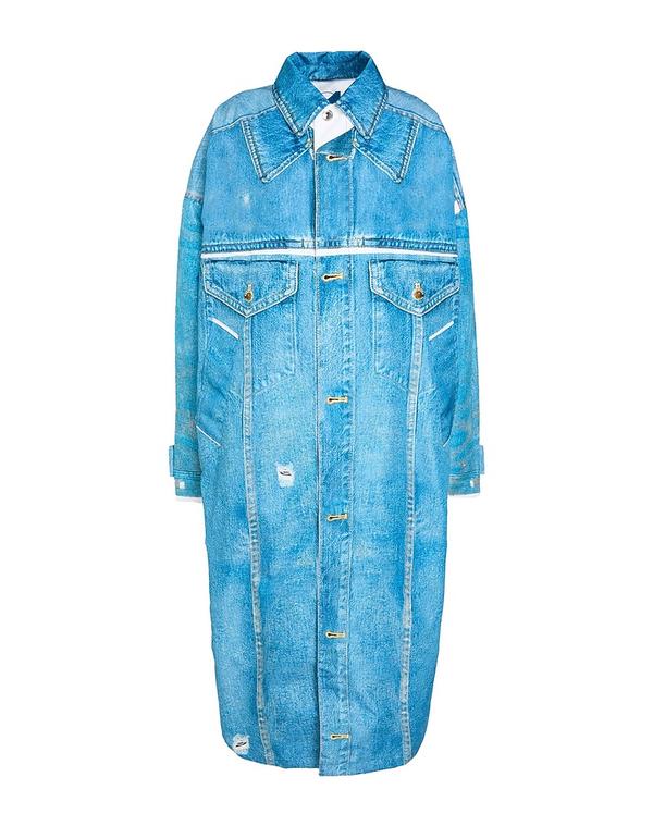 クリスジョイ レディース アウター 厚地の外套 KHRISJOY Blue 青み