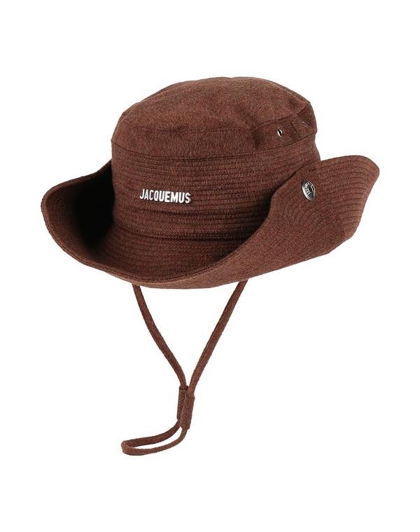 ジャクエムス レディース 付属物 鳥打ち帽 JACQUEMUS Chocolate Brown 赤銅色