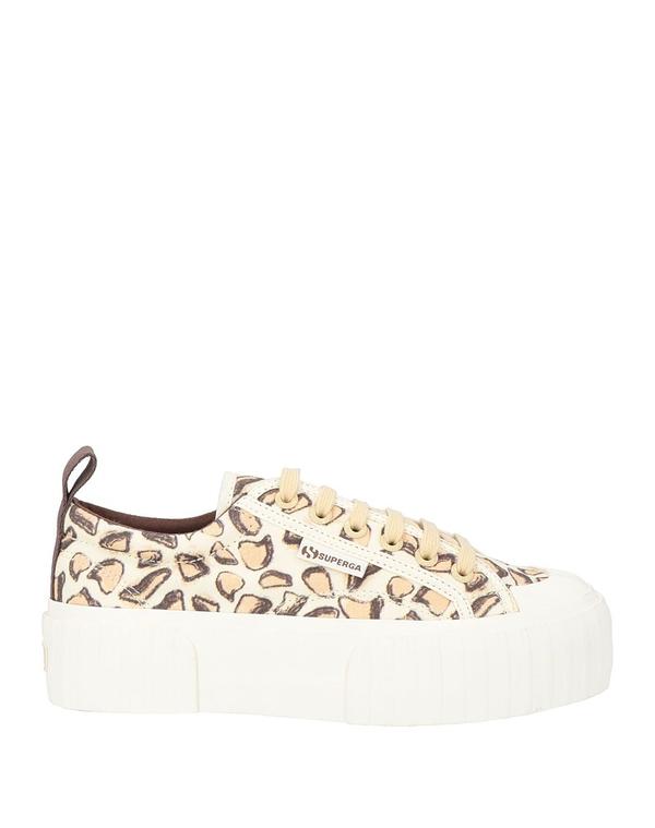 綴りかたガ レディース シューズ スニーカー SUPERGA Beige ベージュ