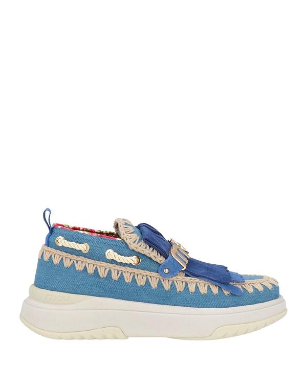 モウ レディース シューズ スニーカー MOU Blue 青碧