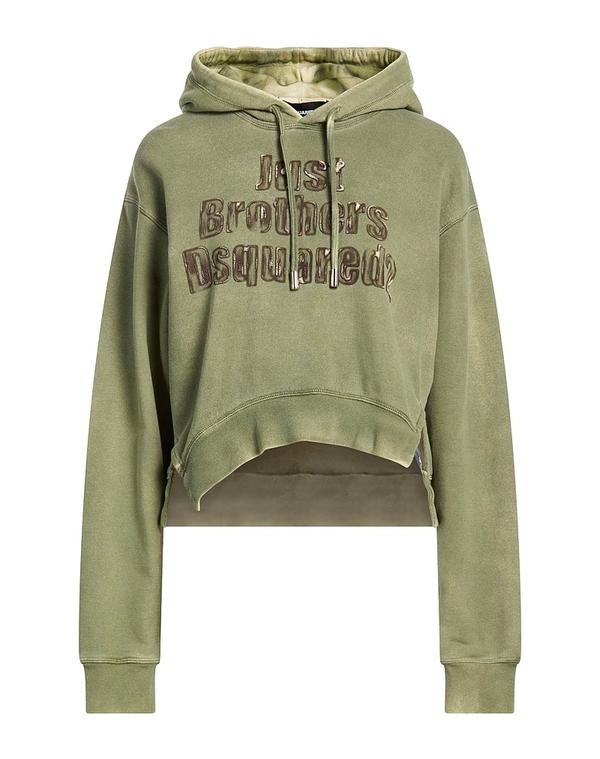 ディースクエアード レディース アウター パーカー・スウェット DSQUARED2 Military Green グリーン｜ReVida 店