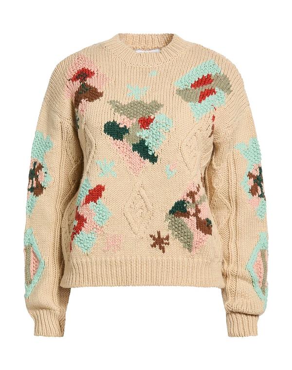 ダニエル フィエゾリ レディース トップス プルオーバー ティーシャツ DANIELE FIESOLI Beige ベージュ