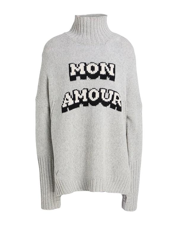 ザディグ エ フランソア・マリー・ヴォルテール レディース アウター ニット・セータートルネック ZADIG\u0026VOLTAIRE Light Gray 薄墨色