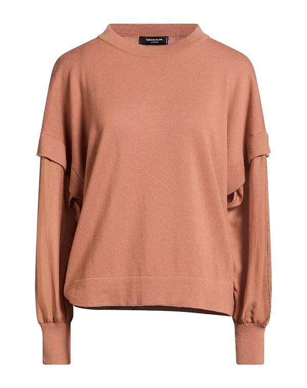 ファビアナ フィリッピ レディース アウター ジレー カシミール編み物 FABIANA FILIPPI Antique Rose