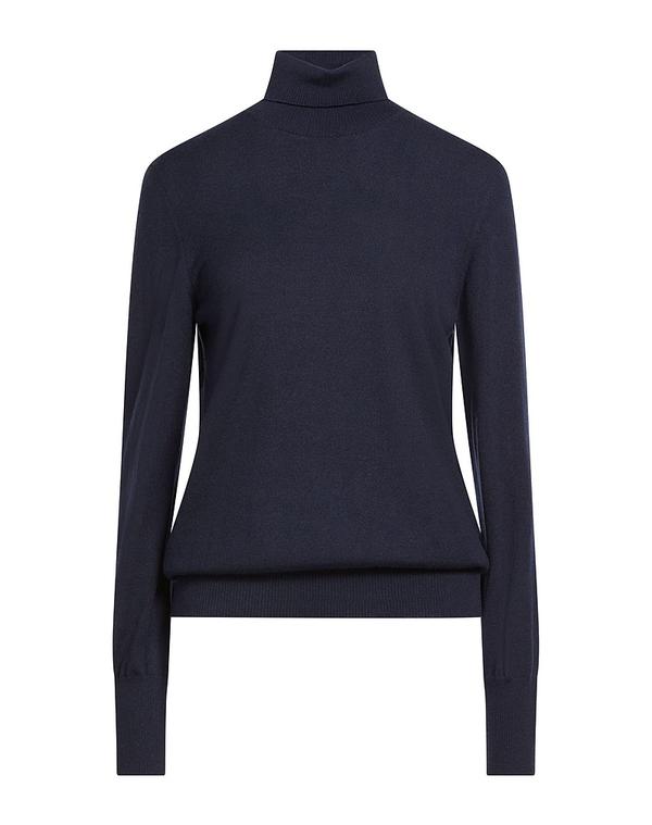 イレブンティ レディース アウター ニット・セータートルネック ELEVENTY Midnight Blue 青碧