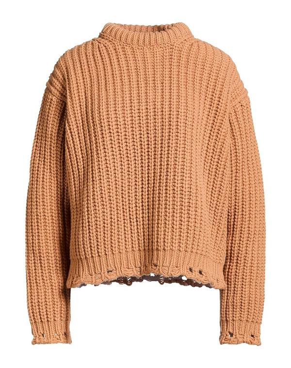 ブルマリン レディース アウター ニット・セータートルネック BLUMARINE Camel 駱駝