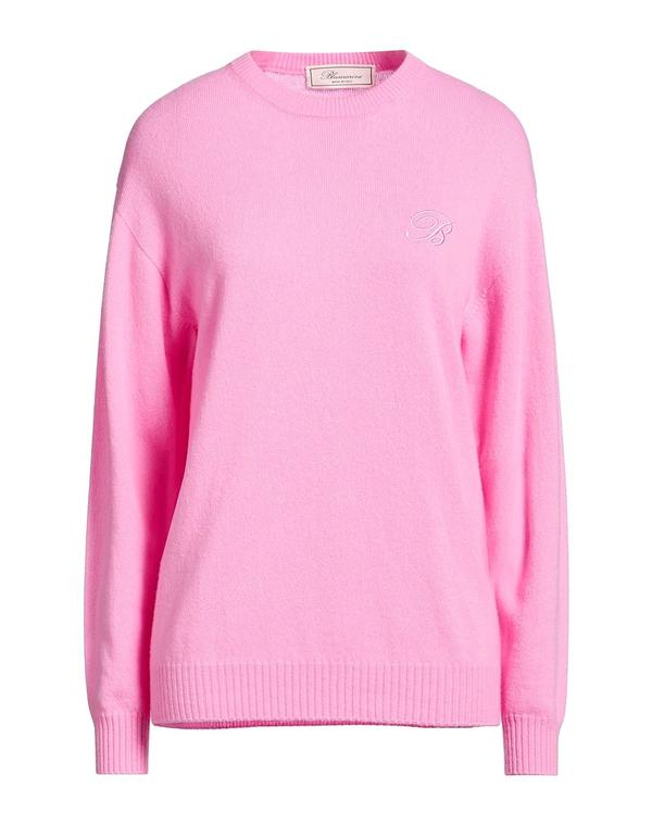 ブルマリン レディース アウター ジレー カシミール編み物 BLUMARINE Pink サクラ色