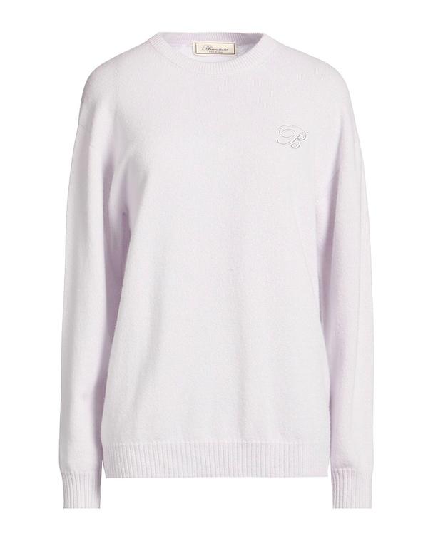 ブルマリン レディース アウター ジレー カシミール編み物 BLUMARINE Light Gray 薄墨色