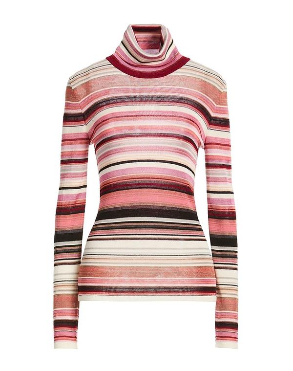 ミッソーニ レディース アウター ニット・セータートルネック MISSONI Pink さくら色