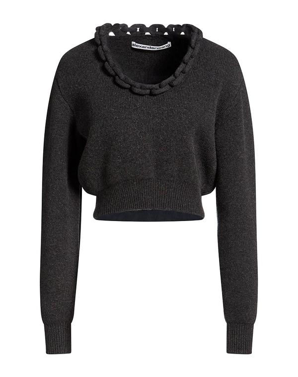 アレキサンダーワン レディース トップス ティーシャツ ティーシャツ ALEXANDER WANG Charcoal 暗灰色