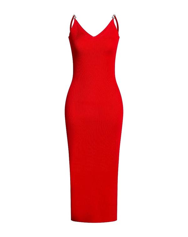 ヴェルサーチ レディース トップス 衣裳 VERSACE Red 赤いこと