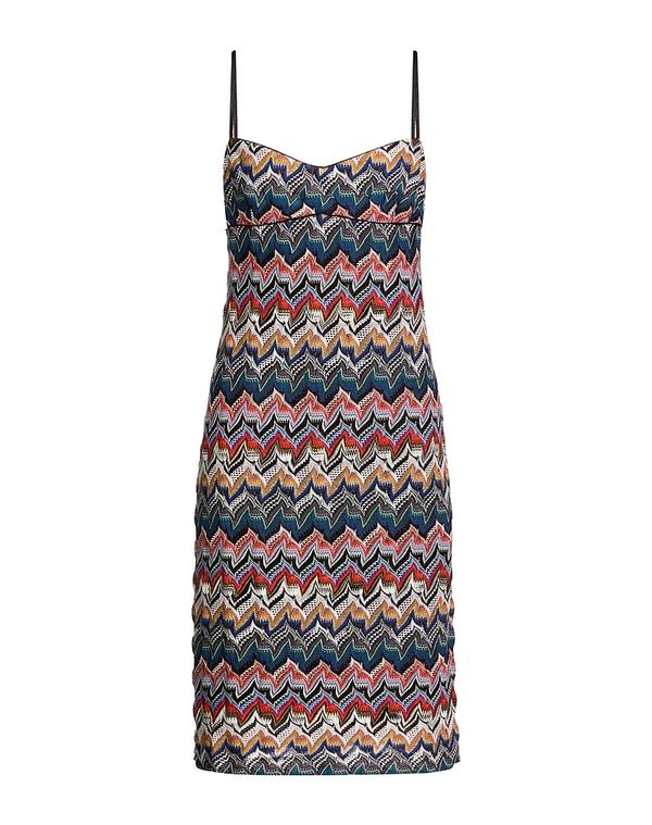 ミッソーニ レディース トップス 衣裳 朱夏御召しもの MISSONI Blue 青碧