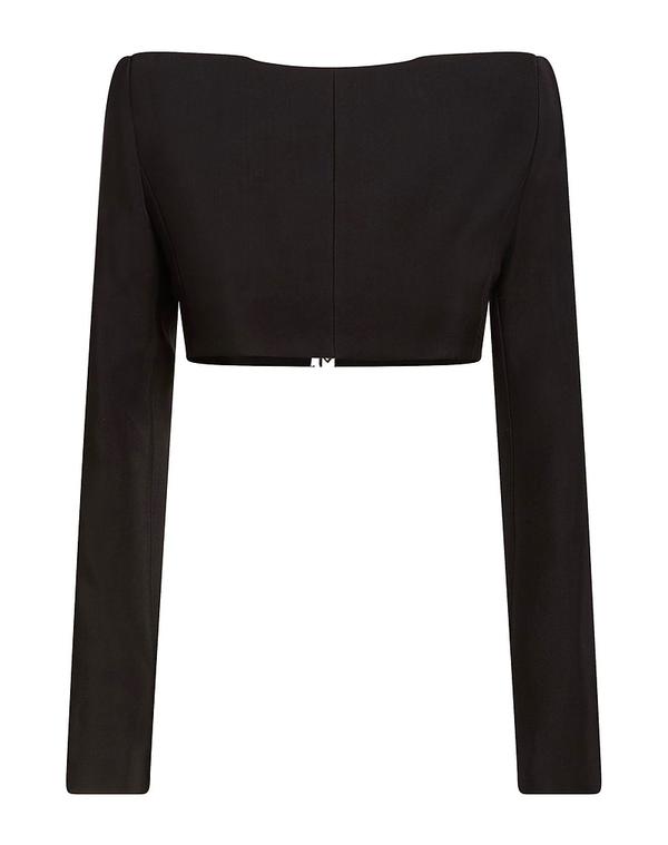 マグラー レディース アウター 上衣・上衣 MUGLER Black 黒いこと