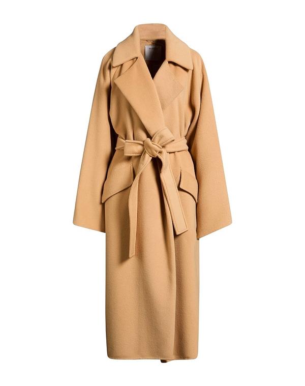 運動競技マックス レディース アウター 厚地の外套 SPORTMAX Beige ベージュ