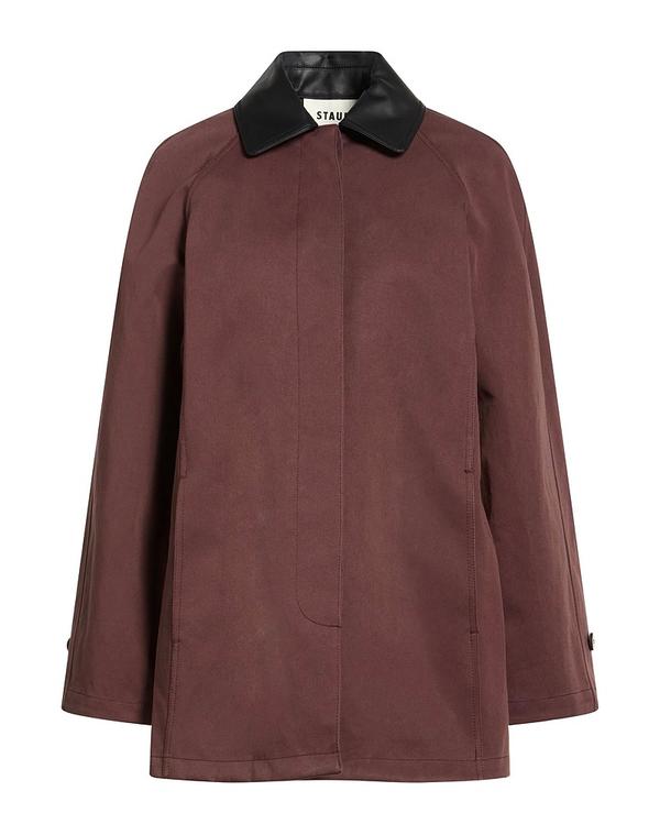 スタウド レディース アウター 厚地の外套 STAUDark Brown 赤銅色