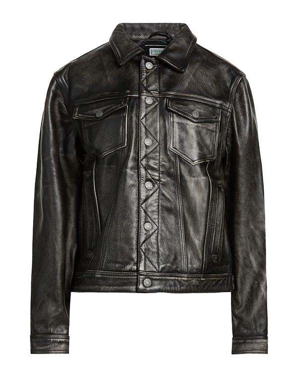 ゲス レディース アウター 上衣・上衣 なめし革上衣 GUESS Charcoal 濃灰色
