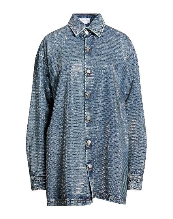 ステラマッカートニー レディース アウター 上衣・上衣 ジーンズ上衣 STELLA McCARTNEY Blue 青碧