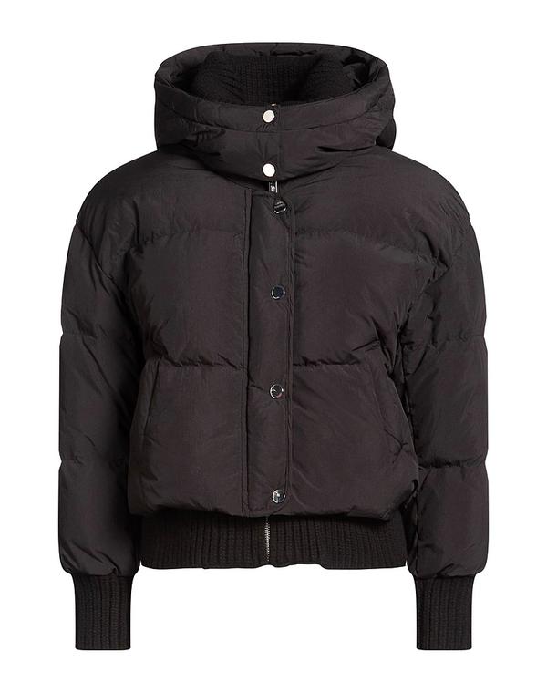 ブルマリン レディース アウター 上衣・上衣 パファージャケット BLUMARINE Black 黒いこと
