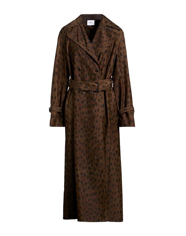 アク木鼠 レディース アウター 厚地の外套 AKRIS Military Green 緑であること