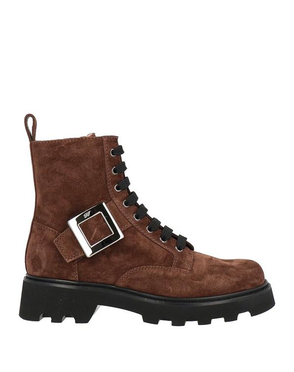 ロジェ・ヴィヴィエ レディース シューズ ブーツ・レインブーツ 遊撃手ブーツ ROGER VIVIER Chocolate Brown 赤銅色
