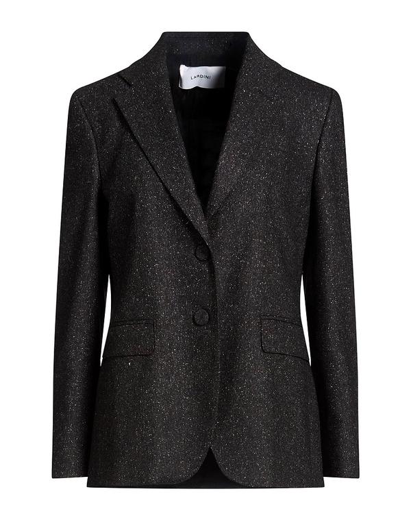 ラルディーニ レディース アウター 上衣・上衣 テーラードジャケット LARDINI Charcoal 濃灰色