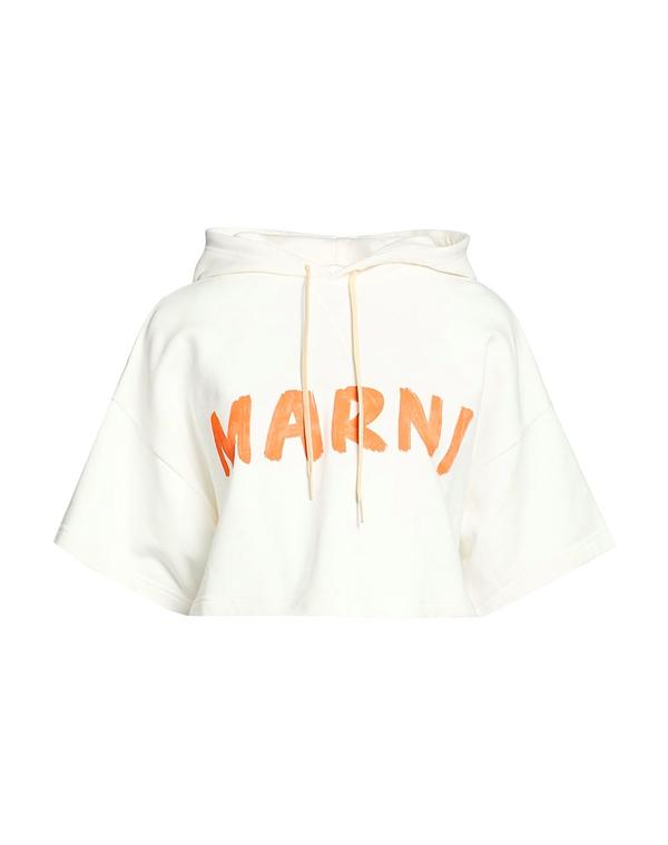 マルニ レディース アウター パーカー・スウェット MARNI White 白いこと