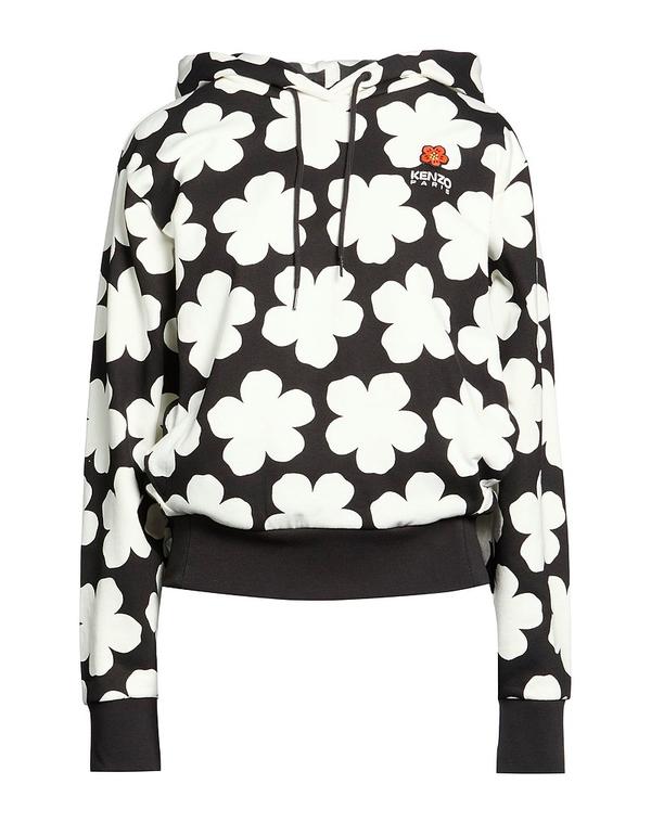 ケンゾー レディース アウター パーカー・スウェット KENZO Black 黒いこと