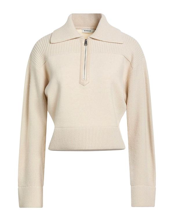 シムカイ レディース アウター ジレー チャック付き添い人編み物 SIMKHAI Off White 象牙色