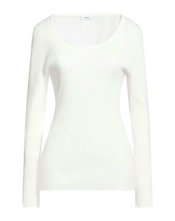 アク栗鼠 レディース トップス プルオーバー ティーシャツ AKRIS White 白いこと