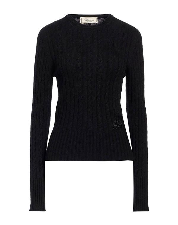 ブルマリン レディース トップス プルオーバー ティーシャツ BLUMARINE Black 黒いこと