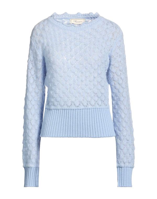 ブルマリン レディース トップス プルオーバー ティーシャツ BLUMARINE Sky Blue 青色