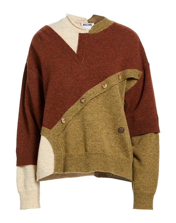 モスキーノ レディース トップス ティーシャツ ティーシャツ MOSCHINO Brown 赤銅色