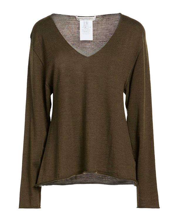 フィロソフィーデロレンゾセラフィーニ レディース トップス プルオーバー ティーシャツ PHILOSOPHY di LORENZO SERAFINI Military Green 緑であること
