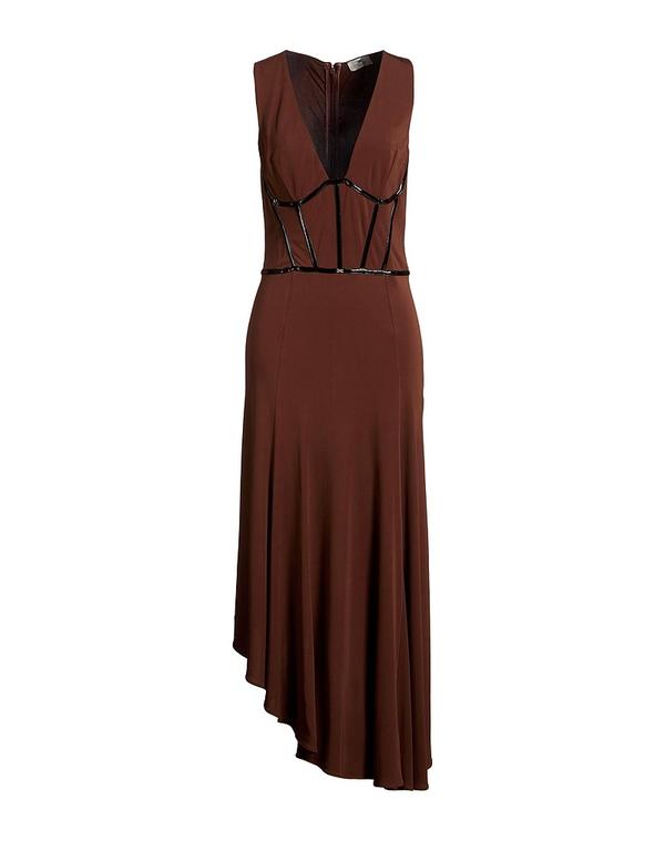 エリザベッタフランキ レディース トップス 衣裳 ELISABETTA FRANCHI \u0026 Dark Brown 赤銅色