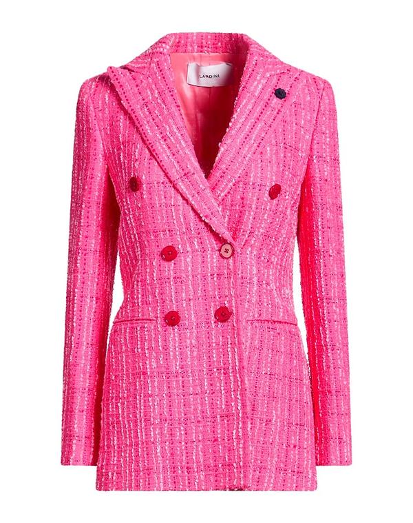ラルディーニ レディース アウター 上衣・上衣 テーラードジャケット LARDINI Pink サクラ色