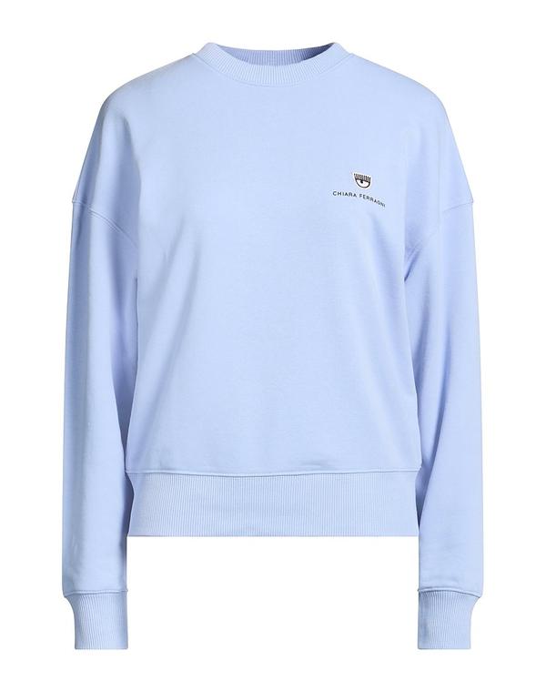 シアラフェラーニ レディース アウター パーカー・スウェット CHIARA FERRAGNI Light Blue 青色