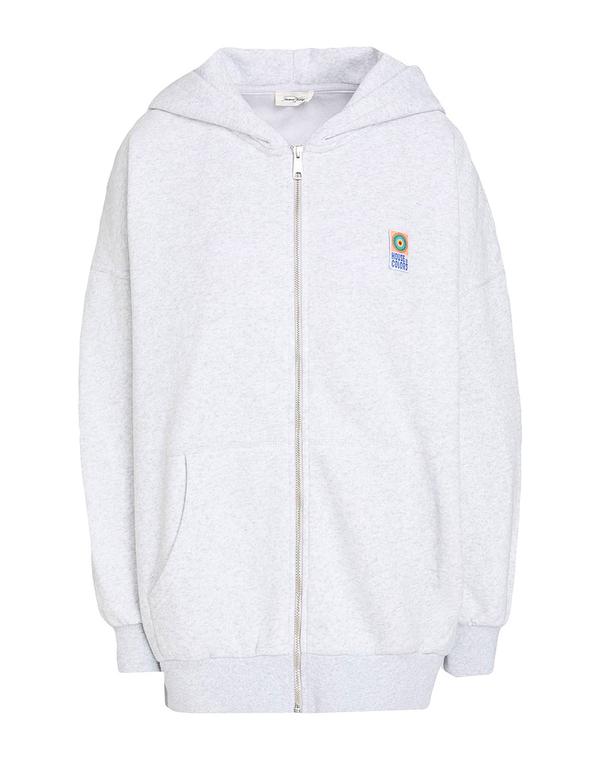 アメリカンヴィンテージ レディース アウター パーカー・スウェット AMERICAN VINTAGE Light Gray 薄墨色