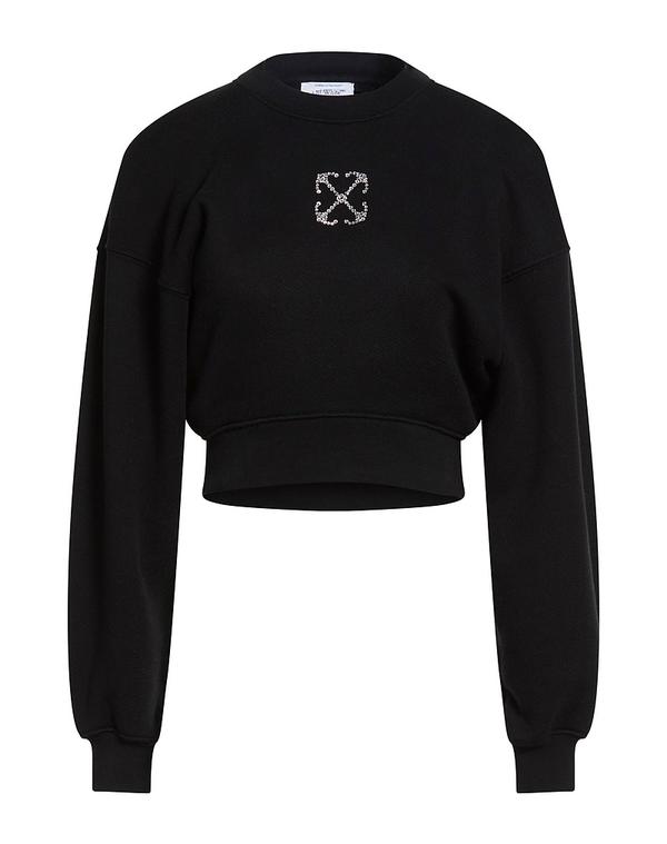 オフ-白いこと レディース アウター パーカー・スウェット OFF-WHITE Black 黒いこと