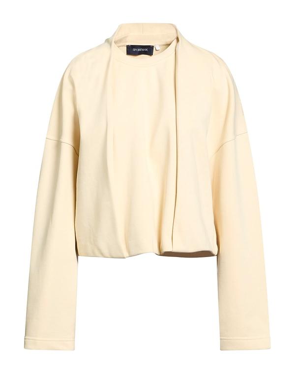 運動競技マックス レディース アウター パーカー・スウェット SPORTMAX Off White 象牙色