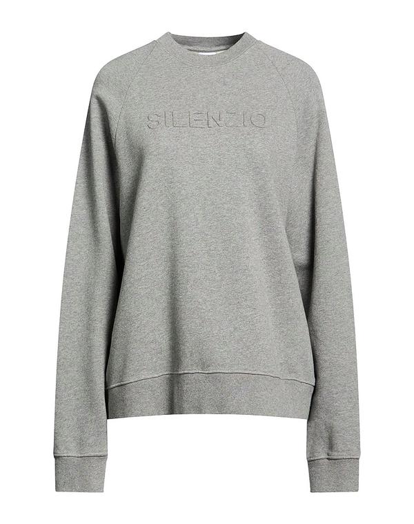 アスペジ レディース アウター パーカー・スウェット ASPESI Light Gray 薄墨色