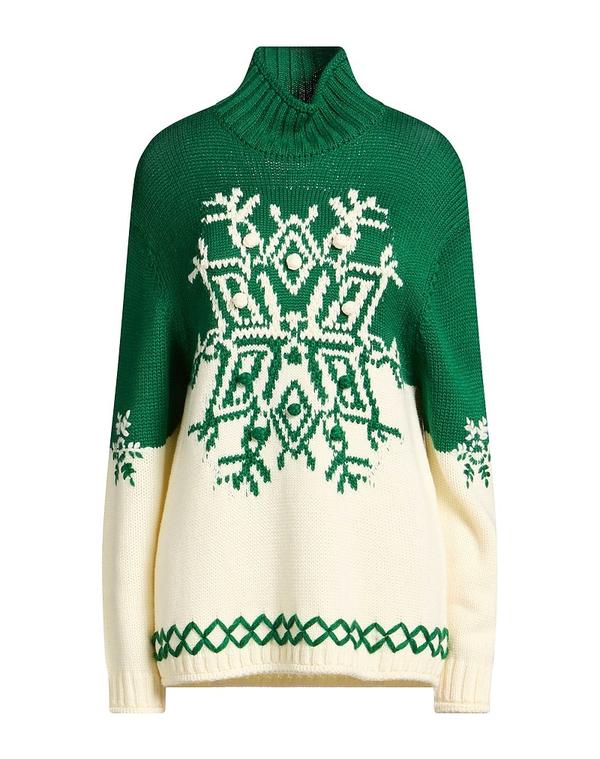 ヴィコロ レディース アウター ニット・セータートルネック VICOLO Green 緑であること