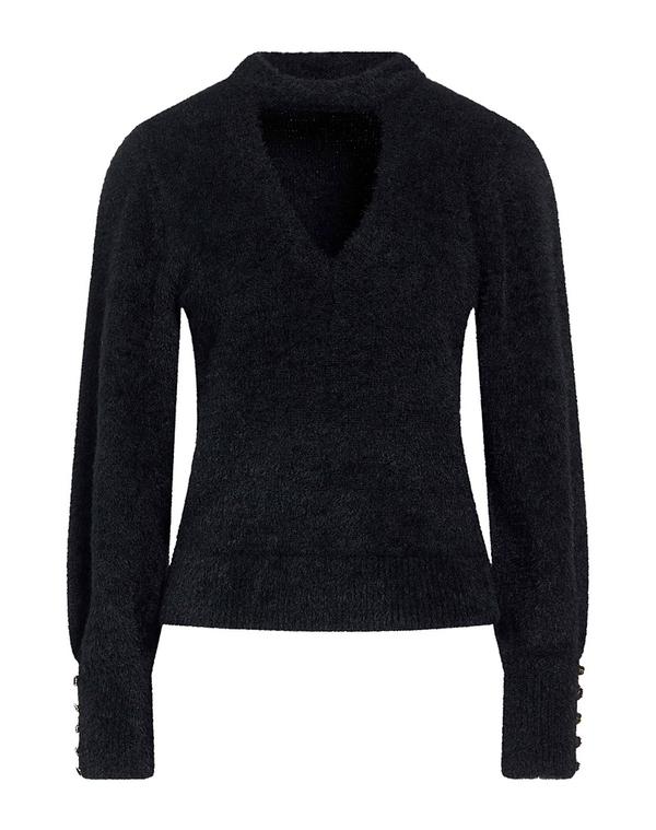 ゲス レディース アウター ニット・セータートルネック GUESS Black 黒いこと