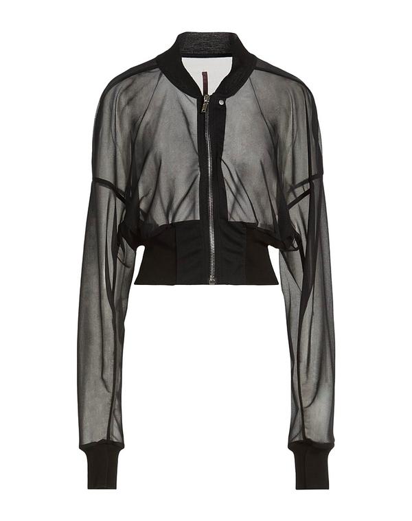 リックオウエンスリリーズ レディース アウター 上衣・上衣 RICK OWENS LILIES Black 黒いこと