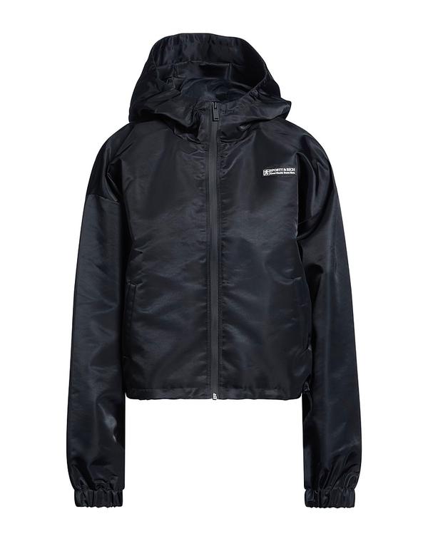 スポーティ アンド 分限者 レディース アウター 上衣・上衣 SPORTY \u0026 RICH Black 黒いこと
