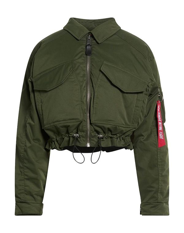 アルファインダストリーズ レディース アウター 上衣・上衣 ALPHA INDUSTRIES Military Green 緑であること