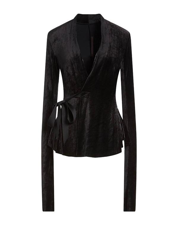 リックオウエンスリリーズ レディース アウター 上衣・上衣 RICK OWENS LILIES Black 黒いこと