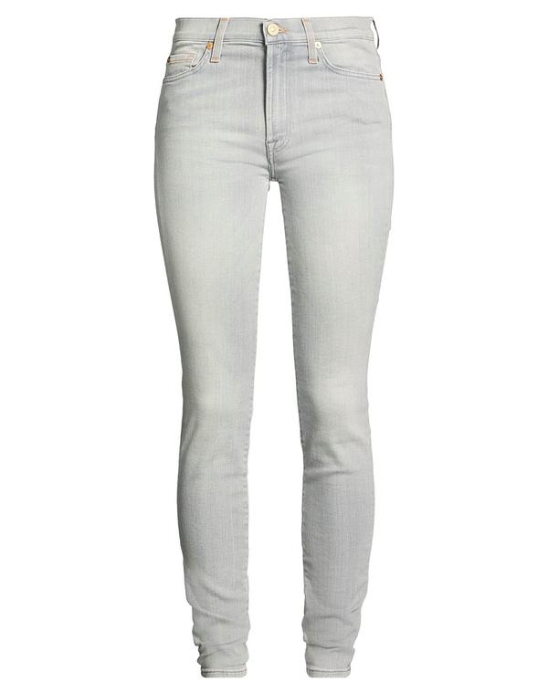 セブンフォーオールマンカインド レディース ボトムス ジーンズズボン下 スキニー 7 FOR ALL MANKIND Gray 薄墨色